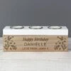 Personalised Floral Triple Tealight Box 1 Personalised Floral Triple Tealight Box -Personalised Sales Shop 30878227
