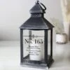Personalised Elegant Diamond Rustic Black Lantern 1 Personalised Elegant Diamond Rustic Black Lantern -Personalised Sales Shop 30878236