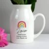 Personalised Rainbow Flower Jug Vase -Personalised Sales Shop 30878258
