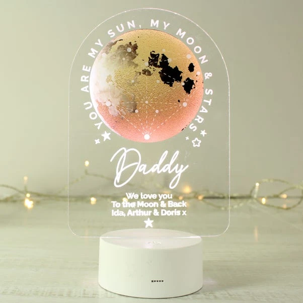 Personalised Sun Moon And Stars Colour Changing Night LED Light 3 Personalised Sun Moon And Stars Colour Changing Night LED Light