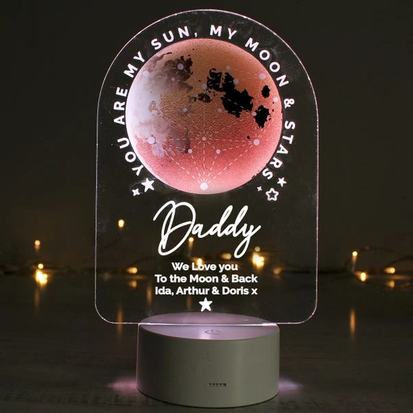 Personalised Sun Moon And Stars Colour Changing Night LED Light 6 Personalised Sun Moon And Stars Colour Changing Night LED Light - Image 4