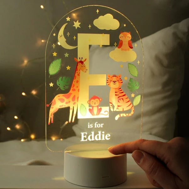 Personalised Animal Alphabet Colour Changing Night LED Light 4 Personalised Animal Alphabet Colour Changing Night LED Light - Image 2