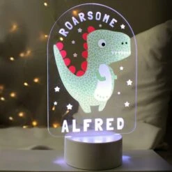 Personalised Roarsome Dinosaur Colour Changing Night LED Light 8 Personalised Roarsome Dinosaur Colour Changing Night LED Light -Personalised Sales Shop 30878381 alt02