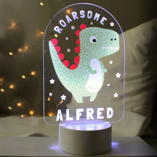 Personalised Roarsome Dinosaur Colour Changing Night LED Light 5 Personalised Roarsome Dinosaur Colour Changing Night LED Light - Image 3