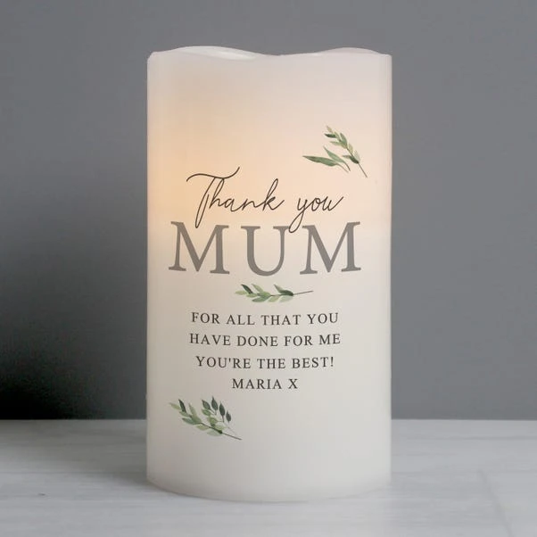 Personalised Botanical LED Candle 7 Personalised Botanical LED Candle - Image 5