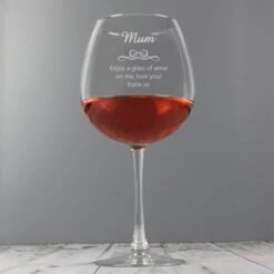 Personalised Decorative Bottle Of Wine Glass 8 Personalised Decorative Bottle Of Wine Glass -Personalised Sales Shop 30878469 alt02
