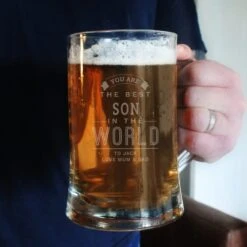 Personalised Best In The World Stern Pint Tankard 9 Personalised Best In The World Stern Pint Tankard -Personalised Sales Shop 30878499 alt02