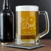 Personalised No1 Dad Glass Pint Stern Tankard 2 Personalised No1 Dad Glass Pint Stern Tankard -Personalised Sales Shop 30878502