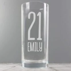 Personalised Big Age Highball Glass 8 Personalised Big Age Highball Glass -Personalised Sales Shop 30878523 alt02