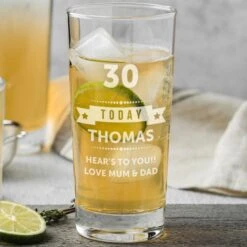 Personalised Birthday Star Highball Glass 8 Personalised Birthday Star Highball Glass -Personalised Sales Shop 30878525 alt02