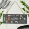 Personalised Garden Printed Hanging Slate Plaque 1 Personalised Garden Printed Hanging Slate Plaque -Personalised Sales Shop 30880796
