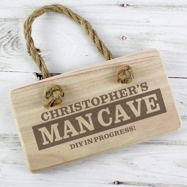 Personalised Man Cave Wooden Sign 5 Personalised Man Cave Wooden Sign - Image 3