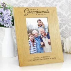 Personalised The Best Grandparents Light Wood Portrait Photo Frame 20 Personalised The Best Grandparents Light Wood Portrait Photo Frame -Personalised Sales Shop 30880830 alt01