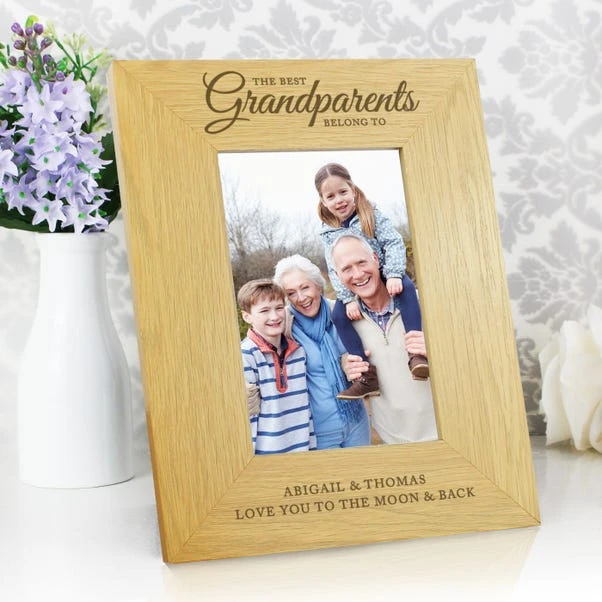 Personalised The Best Grandparents Light Wood Portrait Photo Frame 10 Personalised The Best Grandparents Light Wood Portrait Photo Frame - Image 8