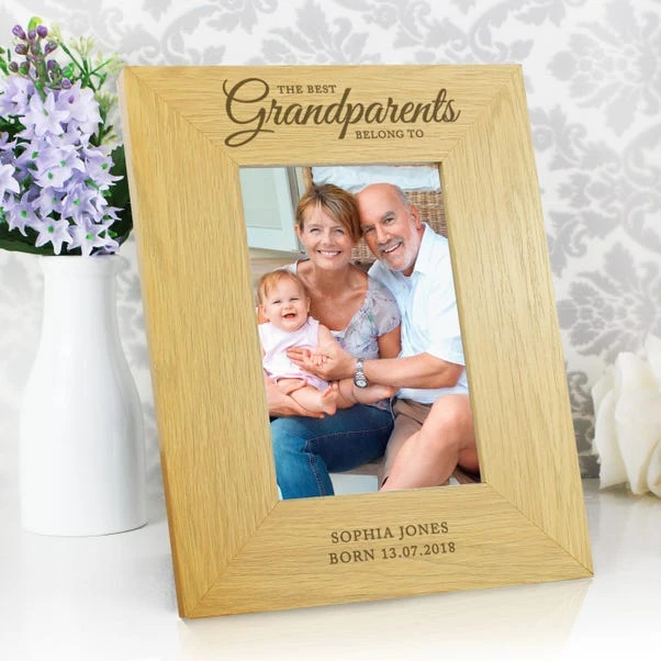Personalised The Best Grandparents Light Wood Portrait Photo Frame 11 Personalised The Best Grandparents Light Wood Portrait Photo Frame - Image 9