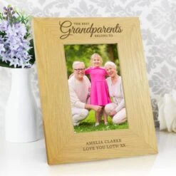 Personalised The Best Grandparents Light Wood Portrait Photo Frame 22 Personalised The Best Grandparents Light Wood Portrait Photo Frame -Personalised Sales Shop 30880830 alt03