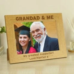 Personalised Grandad And Me Landscape Photo Frame -Personalised Sales Shop 30880842 alt02
