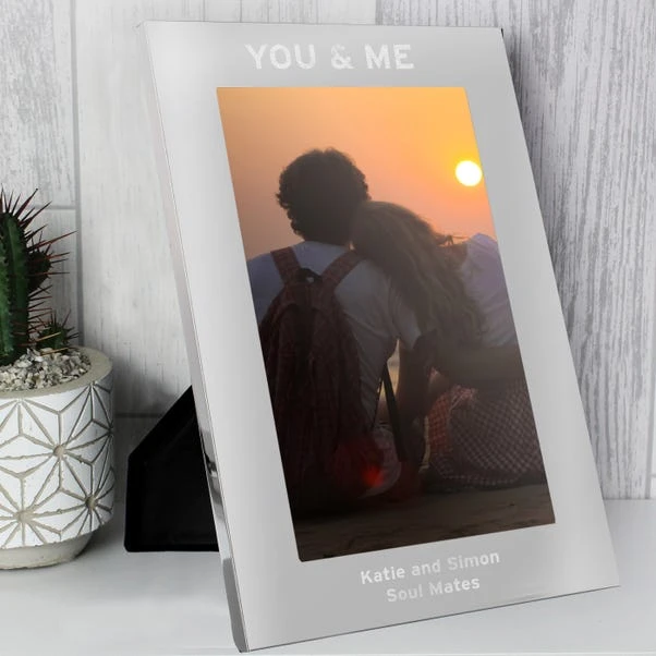 Personalised And Me Silver Portrait Photo Frame 3 Personalised And Me Silver Portrait Photo Frame
