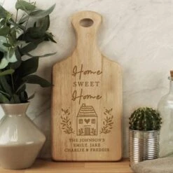 Personalised Home Wooden Paddle Board