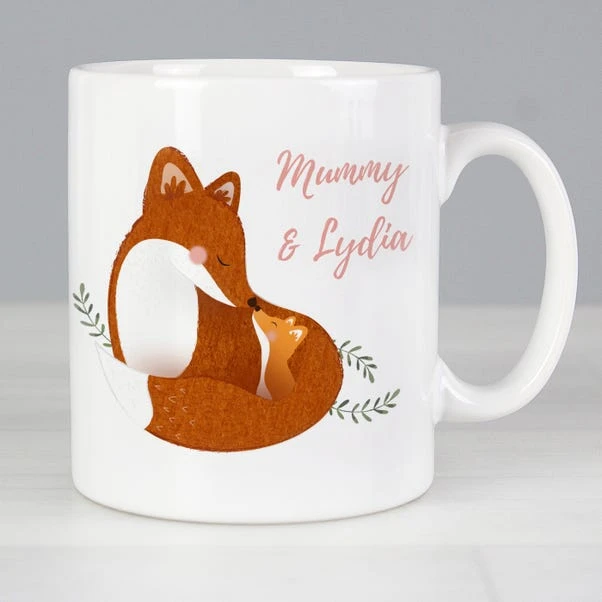 Personalised Mummy And Me Fox Mug 4 Personalised Mummy And Me Fox Mug - Image 2