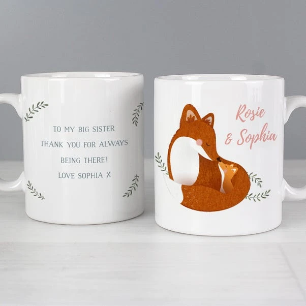 Personalised Mummy And Me Fox Mug 5 Personalised Mummy And Me Fox Mug - Image 3