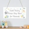 Personalised Easter Springtime Wooden Sign -Personalised Sales Shop 30900013