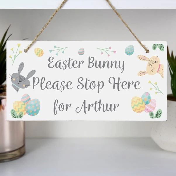 Personalised Easter Springtime Wooden Sign 4 Personalised Easter Springtime Wooden Sign - Image 2