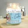 Personalised Large Happy Easter Candle 1 Personalised Large Happy Easter Candle -Personalised Sales Shop 30900019