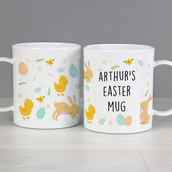 Personalised Easter Bunny Plastic Mug 4 Personalised Easter Bunny Plastic Mug - Image 2