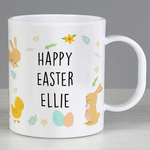Personalised Easter Bunny Plastic Mug 5 Personalised Easter Bunny Plastic Mug - Image 3