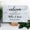 Personalised Wedding Welcome Metal Sign 1 Personalised Wedding Welcome Metal Sign -Personalised Sales Shop 30908358