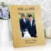 Personalised Mr And Mr Oak Finish Photo Frame 2 Personalised Mr And Mr Oak Finish Photo Frame -Personalised Sales Shop 30908372