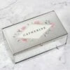 Personalised Floral Watercolour Mirrored Jewellery Box 2 Personalised Floral Watercolour Mirrored Jewellery Box -Personalised Sales Shop 30908393