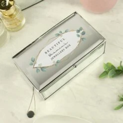 Personalised Botanical Mirrored Jewellery Box 11 Personalised Botanical Mirrored Jewellery Box -Personalised Sales Shop 30908394 alt02