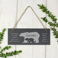 Personalised Bear Slate Door Plaque 8 Personalised Bear Slate Door Plaque -Personalised Sales Shop 30913870 alt02