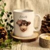 Personalised Girl Highland Cow Mug 1 Personalised Girl Highland Cow Mug -Personalised Sales Shop 30961286
