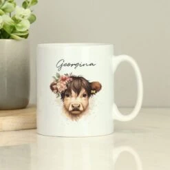 Personalised Girl Highland Cow Mug 9 Personalised Girl Highland Cow Mug -Personalised Sales Shop 30961286 alt02