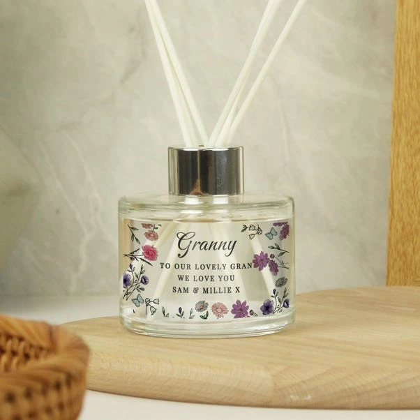 Personalised Wild Flowers Reed Diffuser 4 Personalised Wild Flowers Reed Diffuser - Image 2