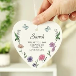 Personalised Wild Flowers Wooden Heart 9 Personalised Wild Flowers Wooden Heart -Personalised Sales Shop 30985079 alt03